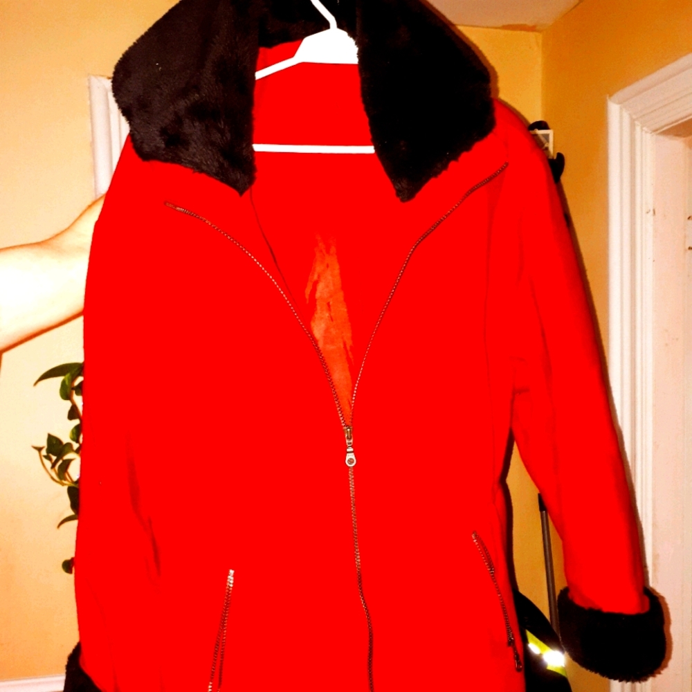 Bright red womens xl
